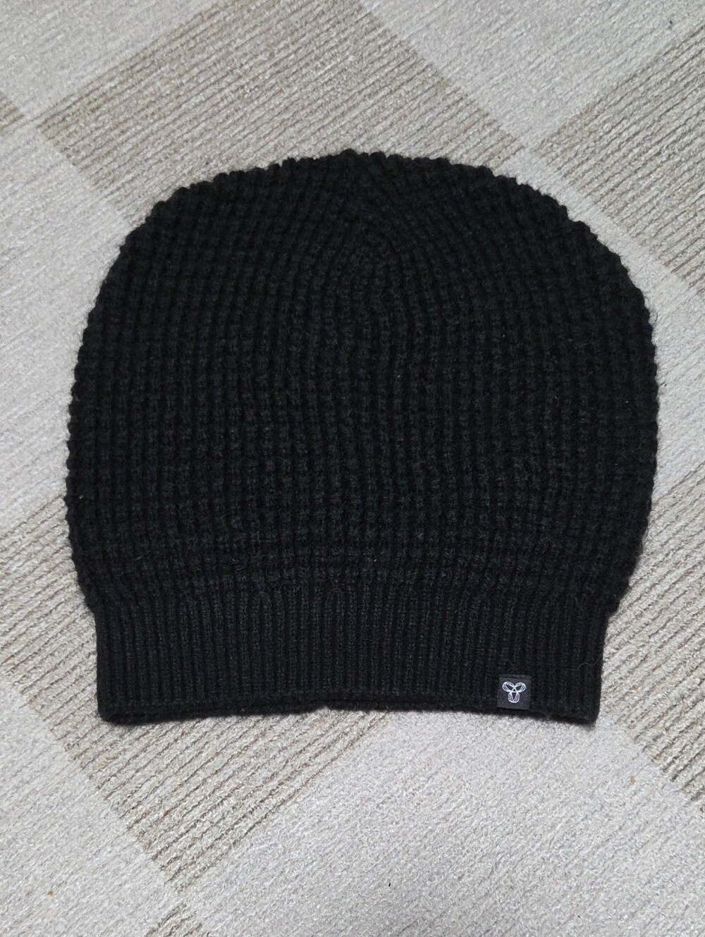 TNA Black Knit Slouch Beanie
